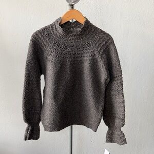 NWT Wit & Wisdom Bell Sleeve Knit Sweater Womens Medium